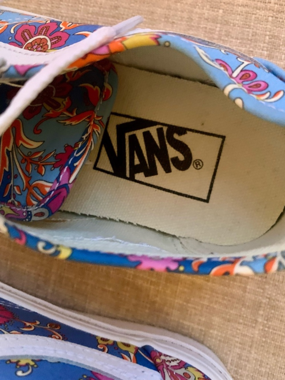 VANS LIBERTY FLORAL OLD SKOOL SNEAKERS 5.5 - Picture 7 of 11